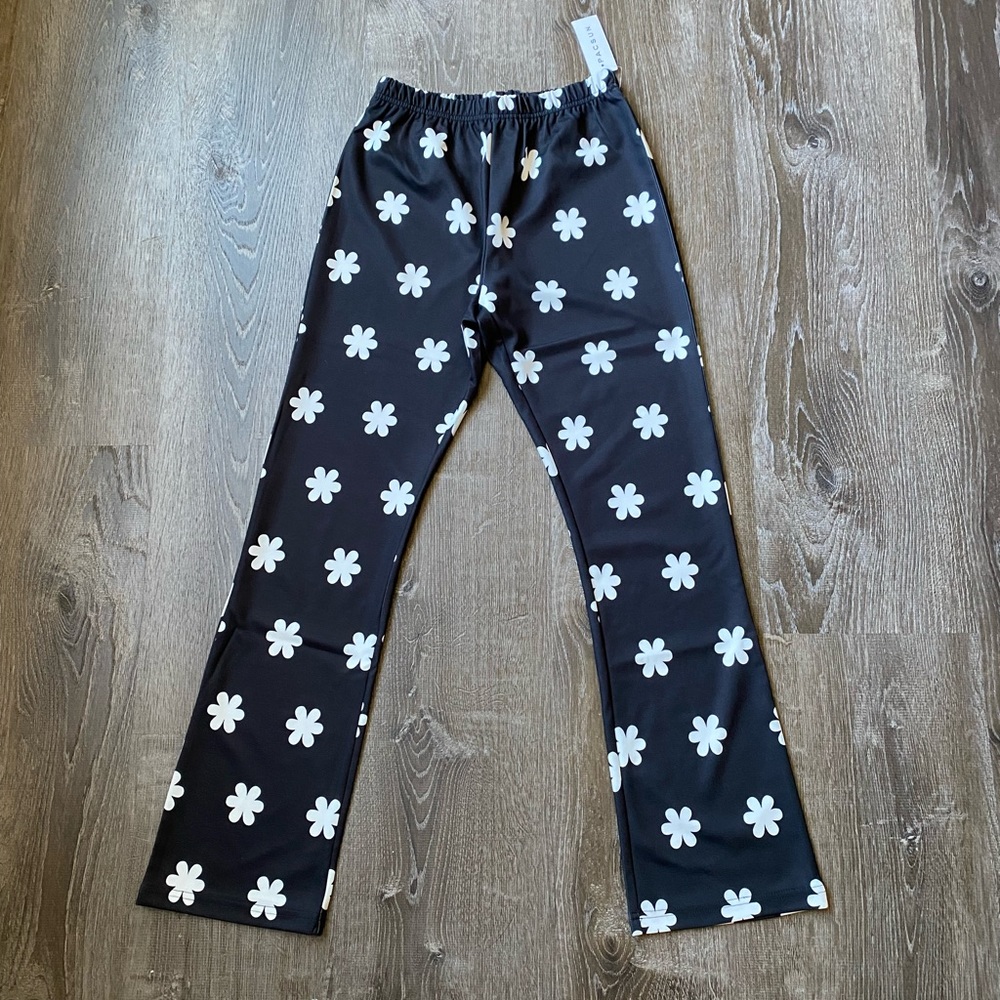 PACSUN FLORAL FLARE PANTS